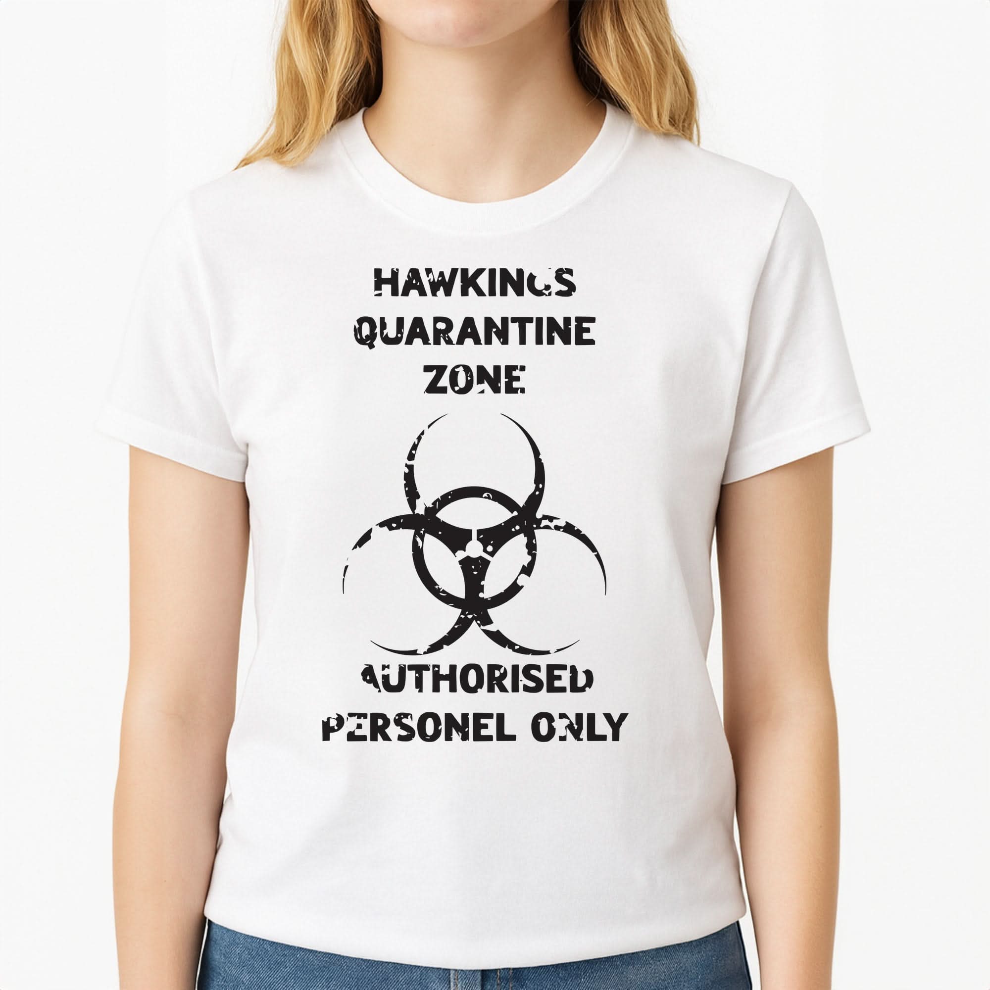 Hawkings Quarantine Zone Womens T-Shirt