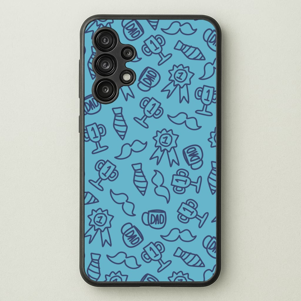 Dad Doodles Pattern Galaxy A13 Case