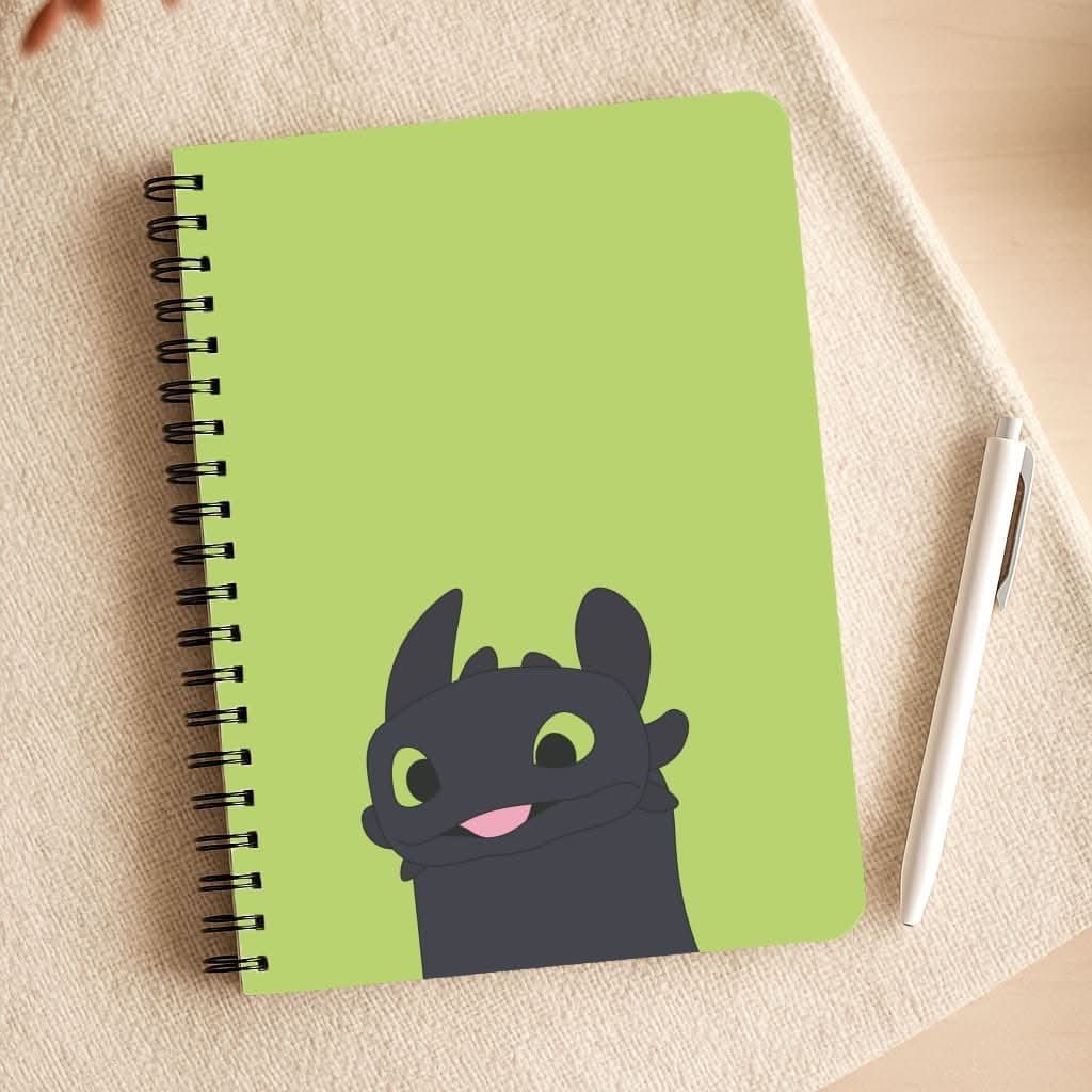 Black Fury Dragon Notepad