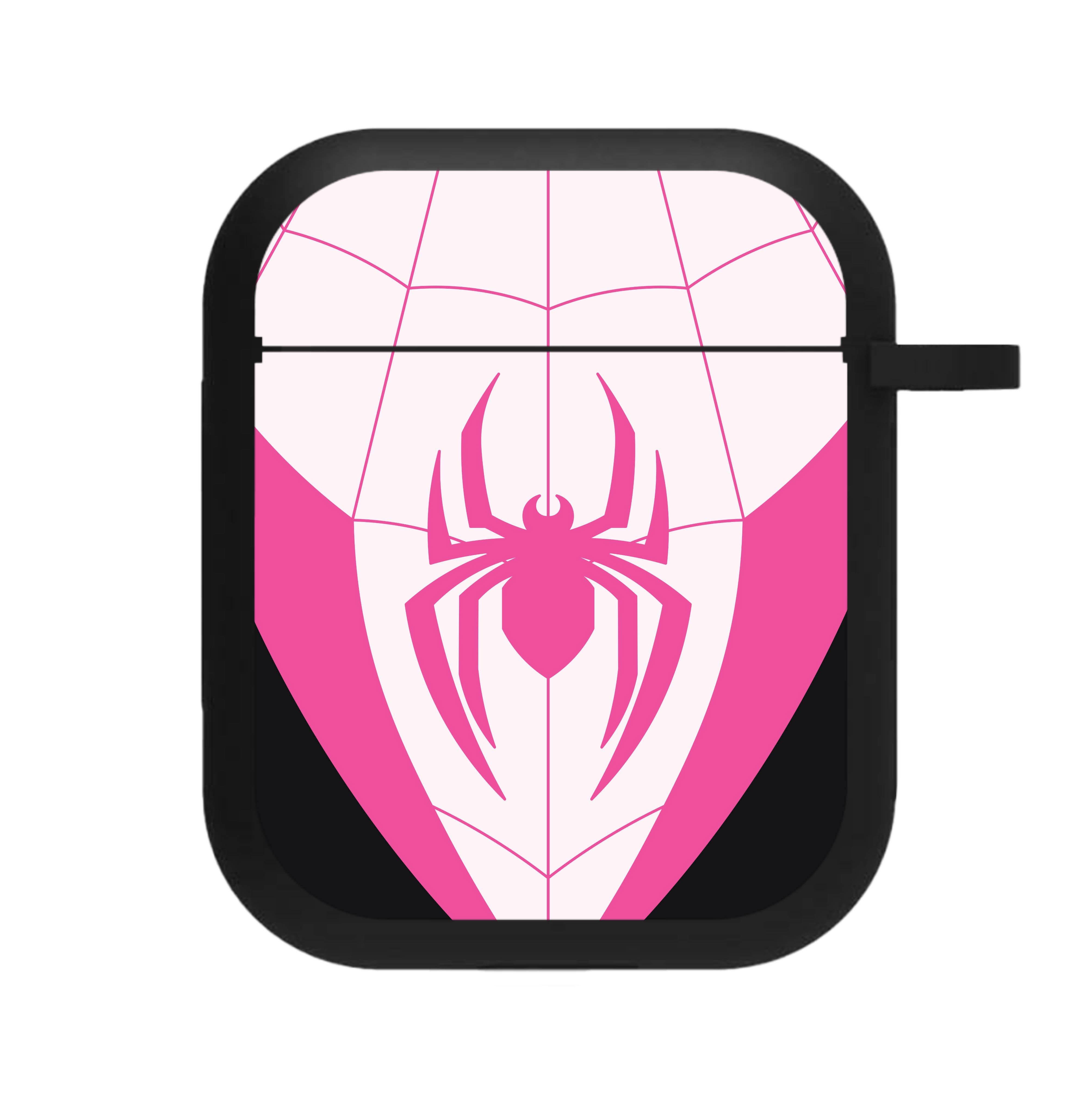 Pink And Black Spider Costume AirPods Case