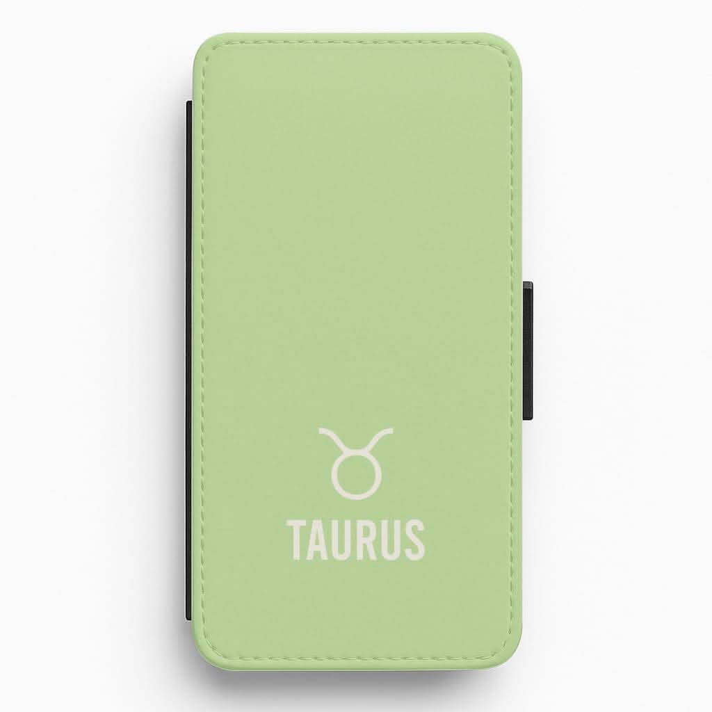 Taurus Pastel Zodiac Flip / Wallet Phone Case