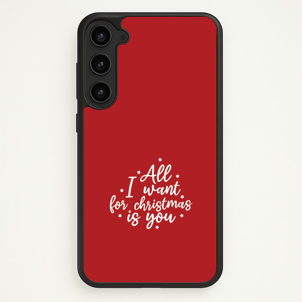 All I Want For Christmas Is You Stars Galaxy S23 Plus Case