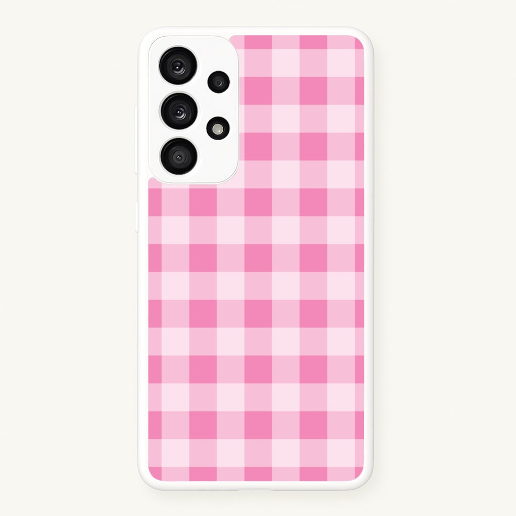 Strawberry Gingham Galaxy A53 Case