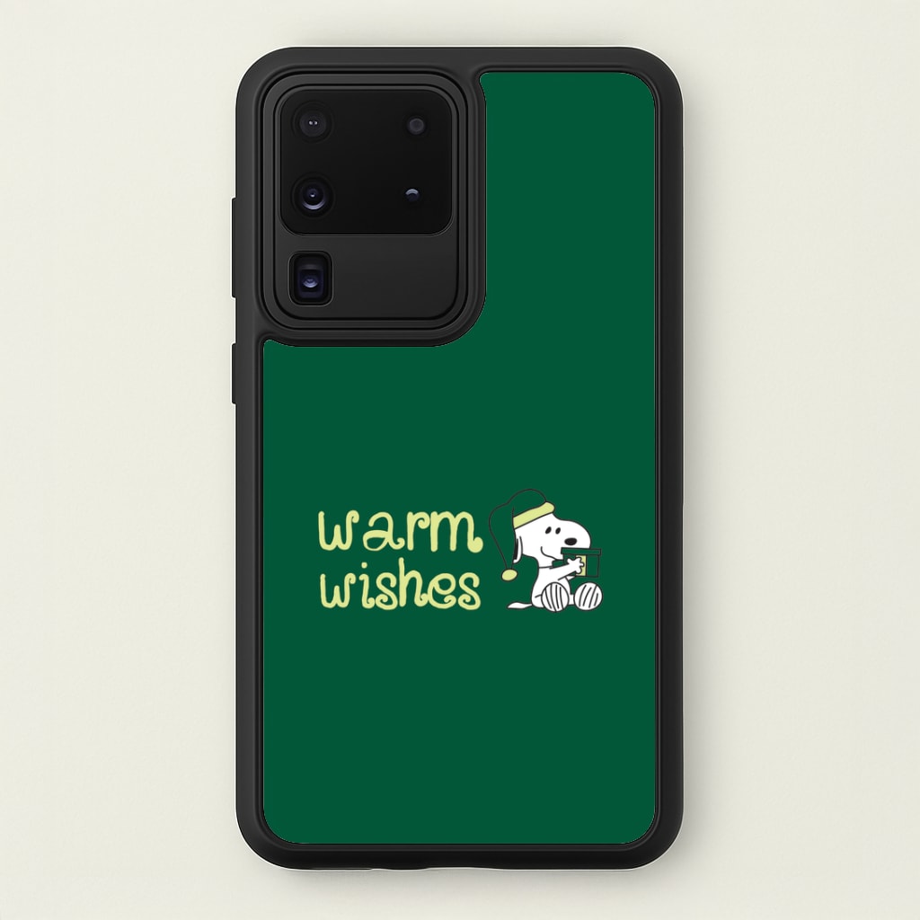 Cartoon Beagle Warm Wishes Galaxy S20 Ultra Case