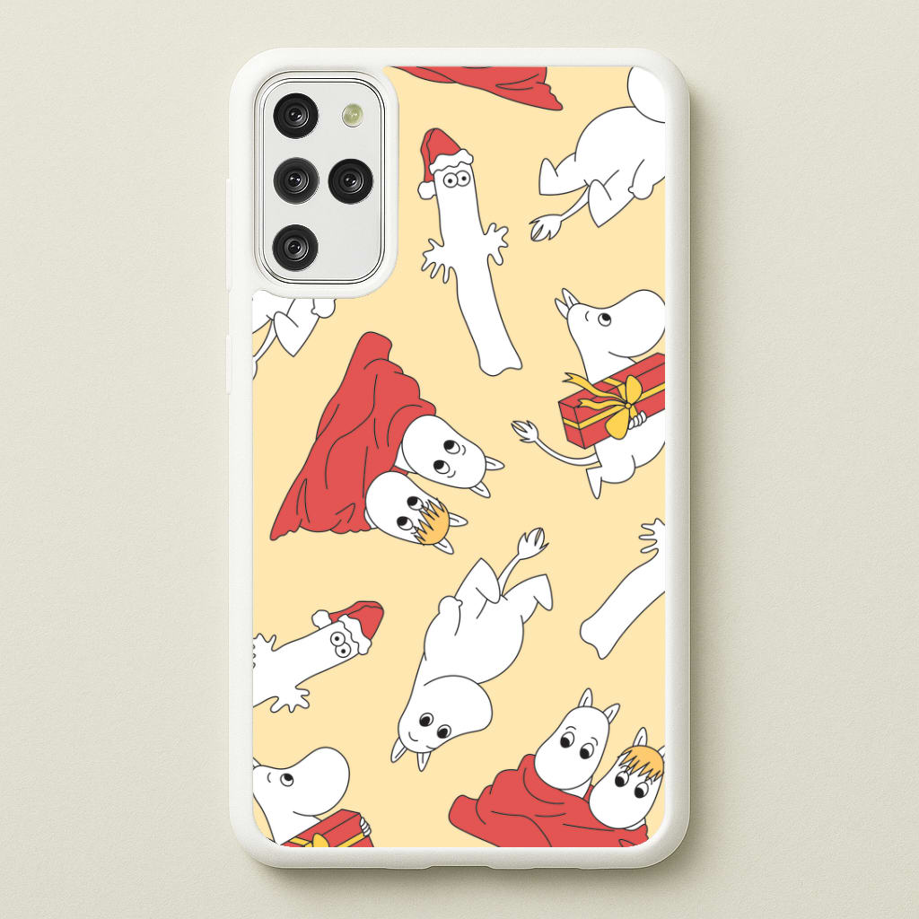 Christmas Mooms Pattern Galaxy S20 Plus Case