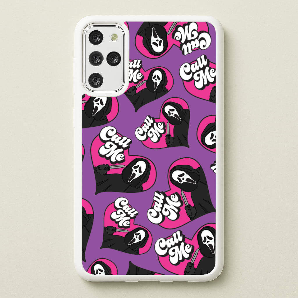 Call Me Heart Pattern Galaxy S20 Plus Case