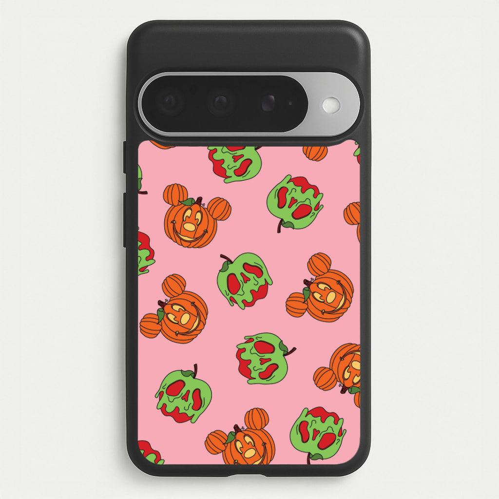 Pumpkin Mouse And Poison Apple Pattern Google Pixel 10 Pro XL Case