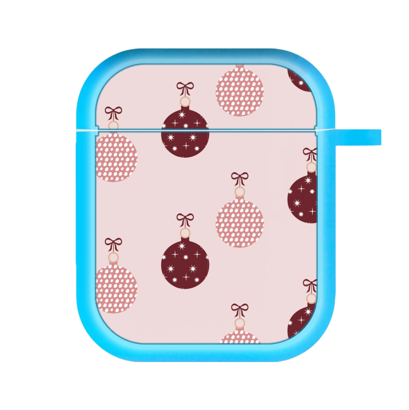 Christmas Bauble Pattern AirPods Case