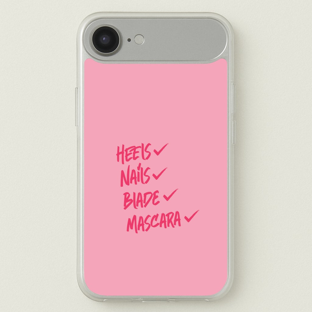 Heels, Nails, Blade, Mascara iPhone 17 Air Case