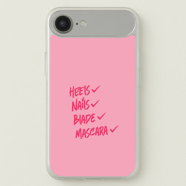 Heels, Nails, Blade, Mascara iPhone 17 Air Case