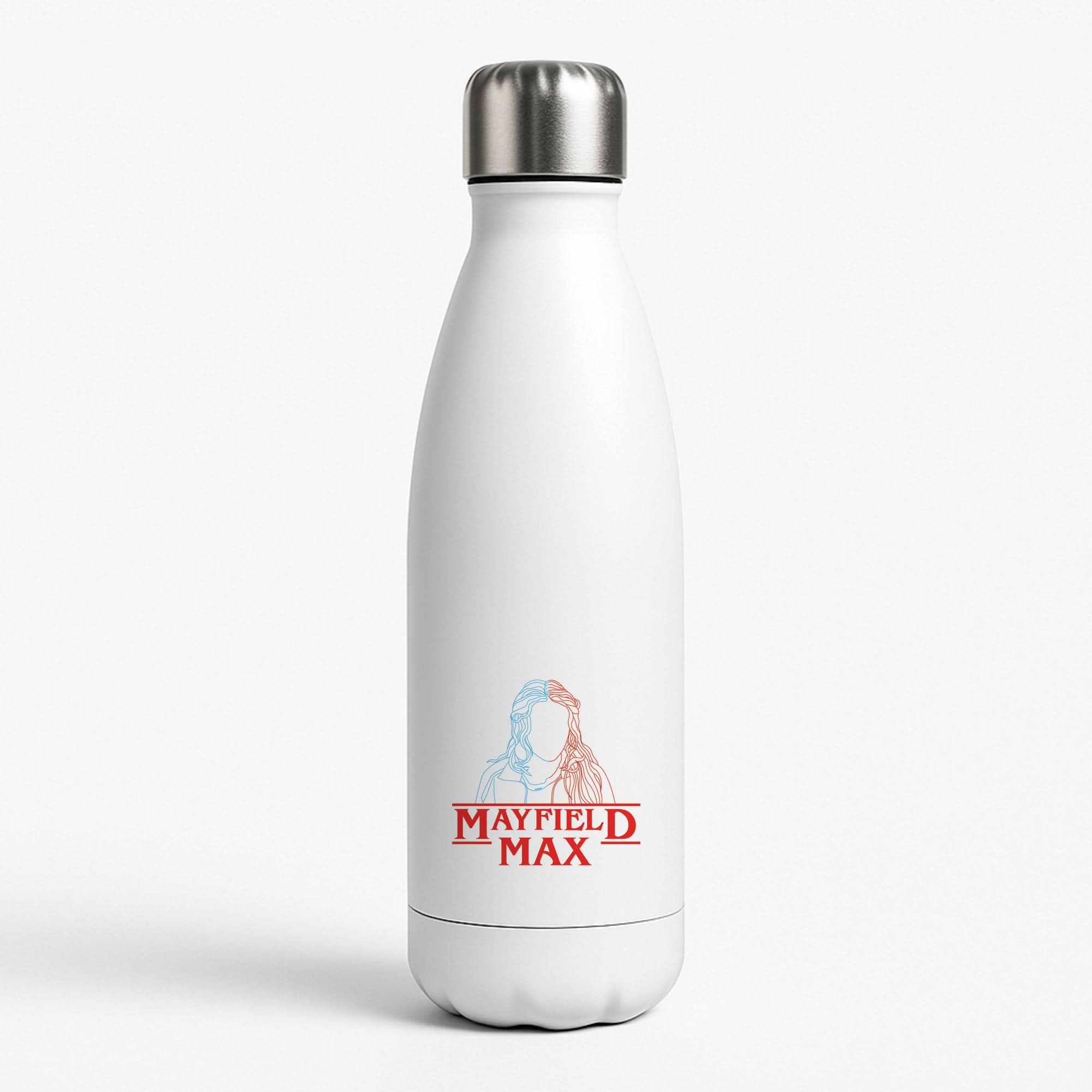 Blue And Red Max White Water Bottle