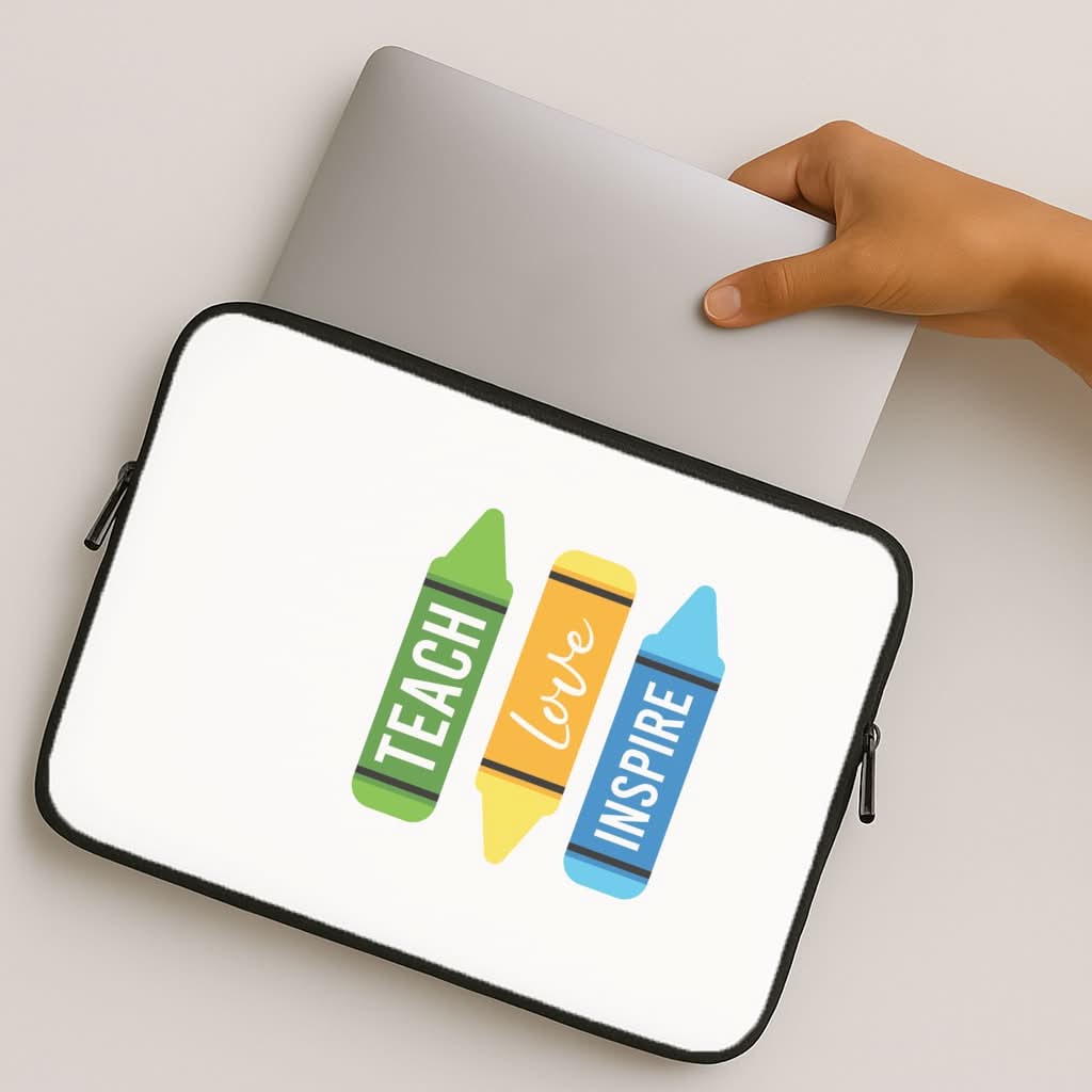 Teach, Love, Inspire MacBook Cover