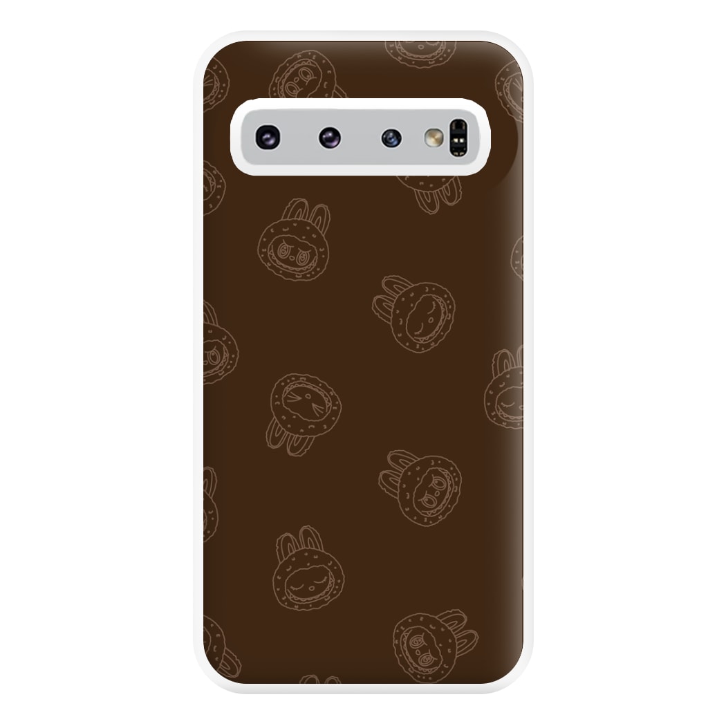 Monsters Outline Pattern I Galaxy S10 Plus Case