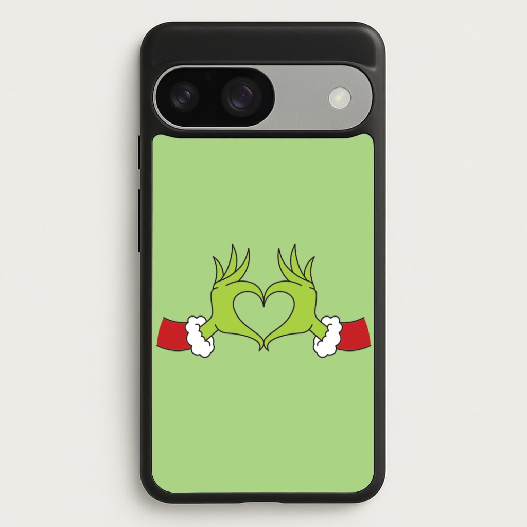 Christmas Green Heart Google Pixel 9 / 9 Pro Case