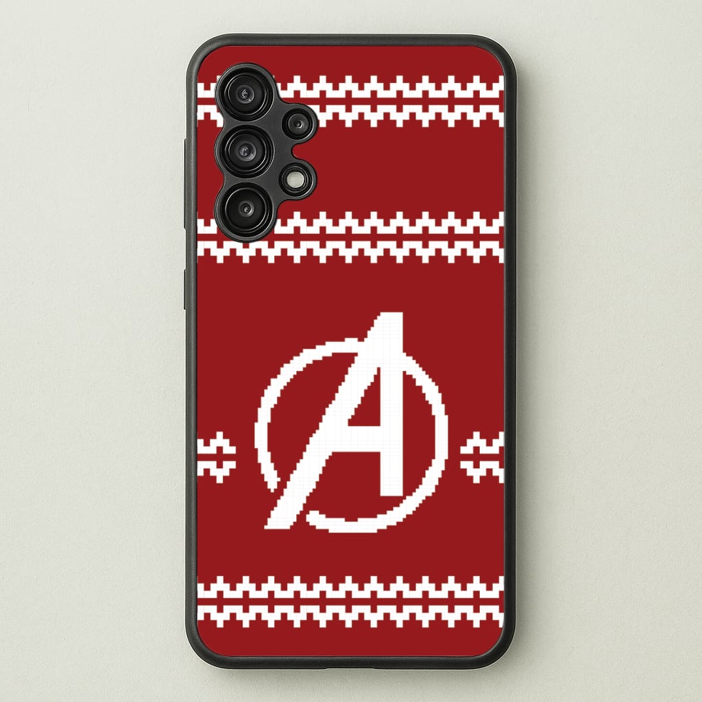 Superhero Team Red Christmas Jumper  Galaxy A13 Case