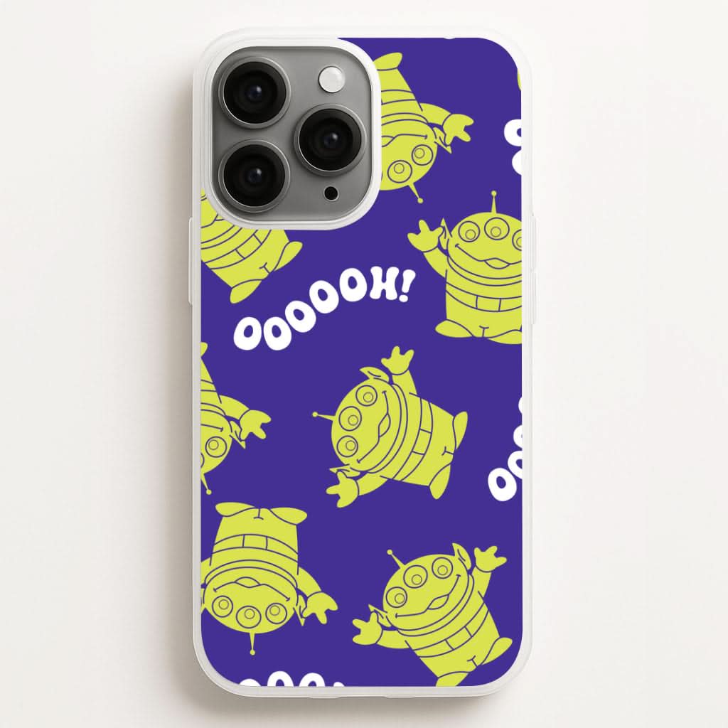 Toy Aliens Silhouette Pattern Phone Case for Apple iPhone, Samsung Galaxy, Huawei and Google Pixel