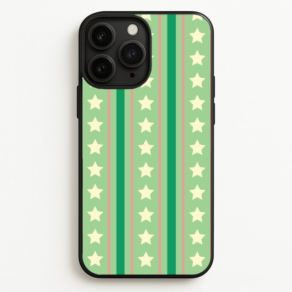 Stars And Stripes Christmas Pattern iPhone 11 Pro Case
