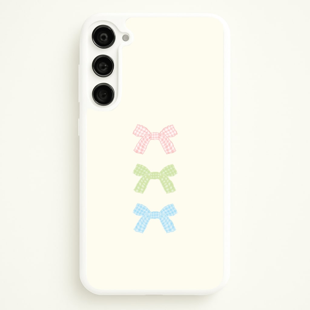 Gingham Tiered Ties Galaxy S23 Case