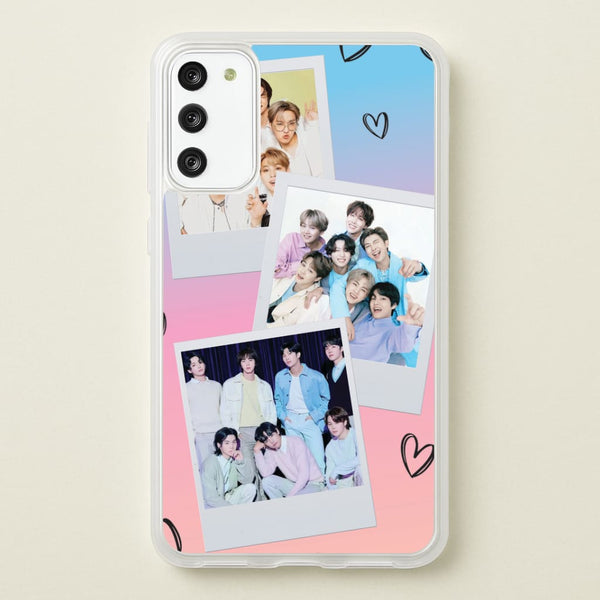 K-Pop Band Polaroid Collage Galaxy S20 Case