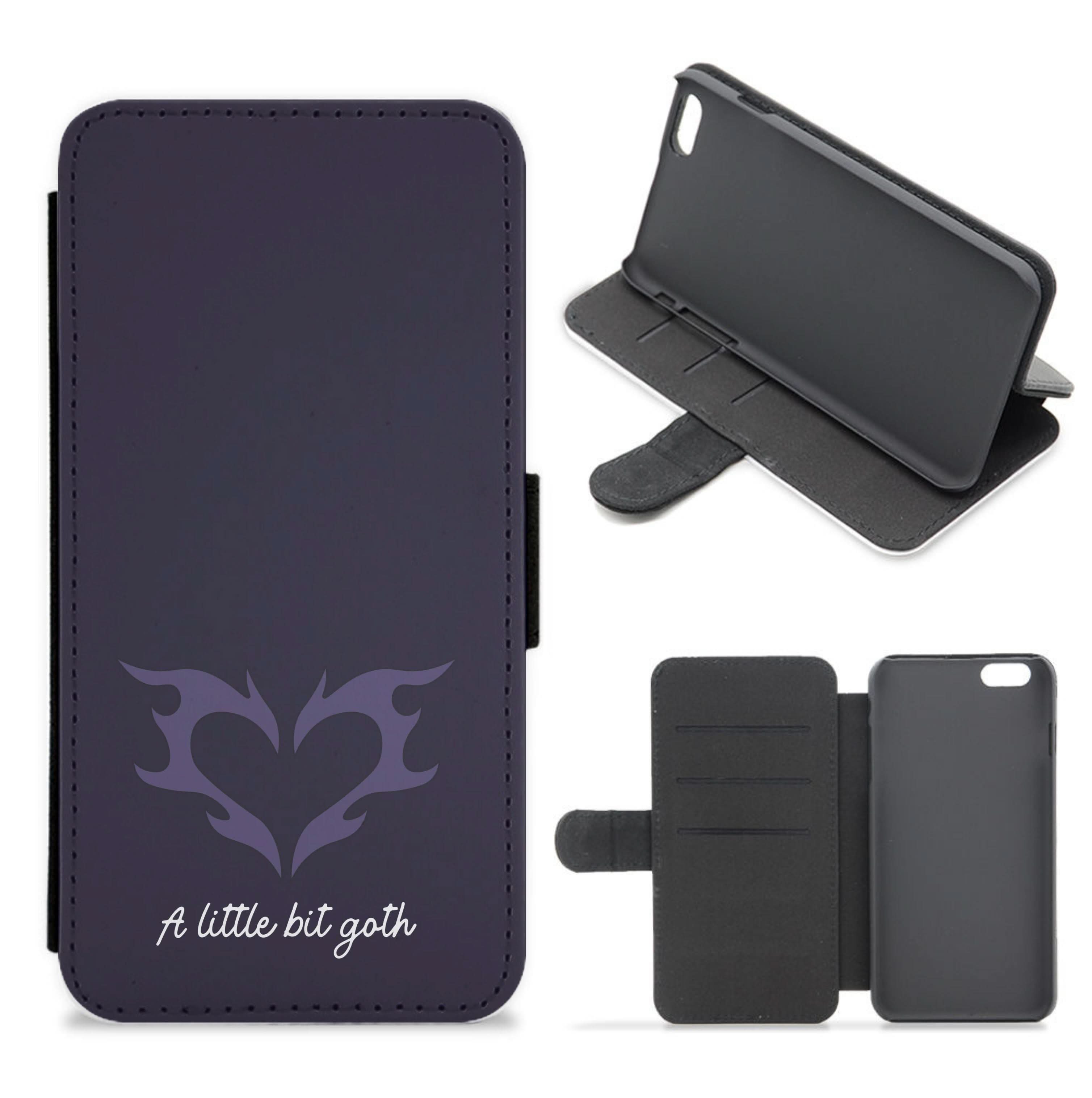 A Little Bit Goth Purple Flip / Wallet Phone Case