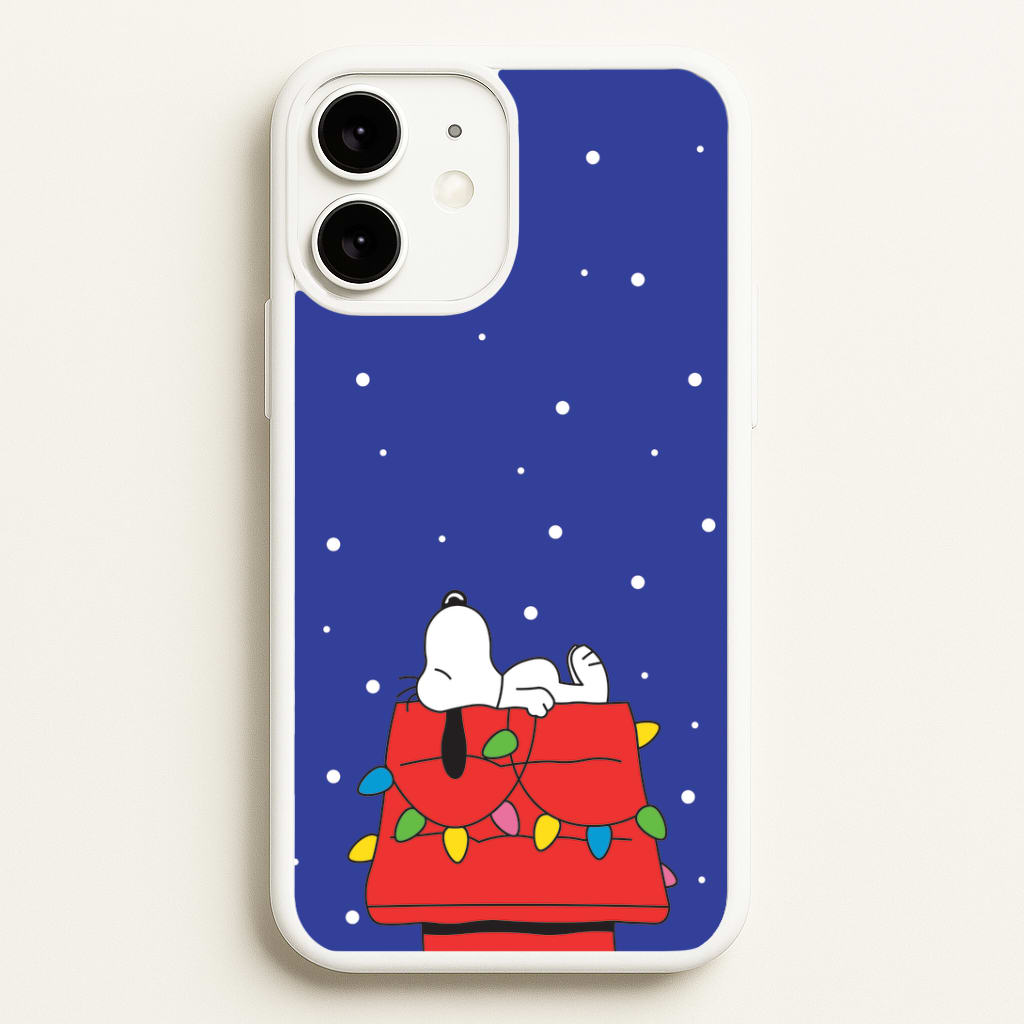 Cartoon Beagle Fairylights iPhone 11 Case
