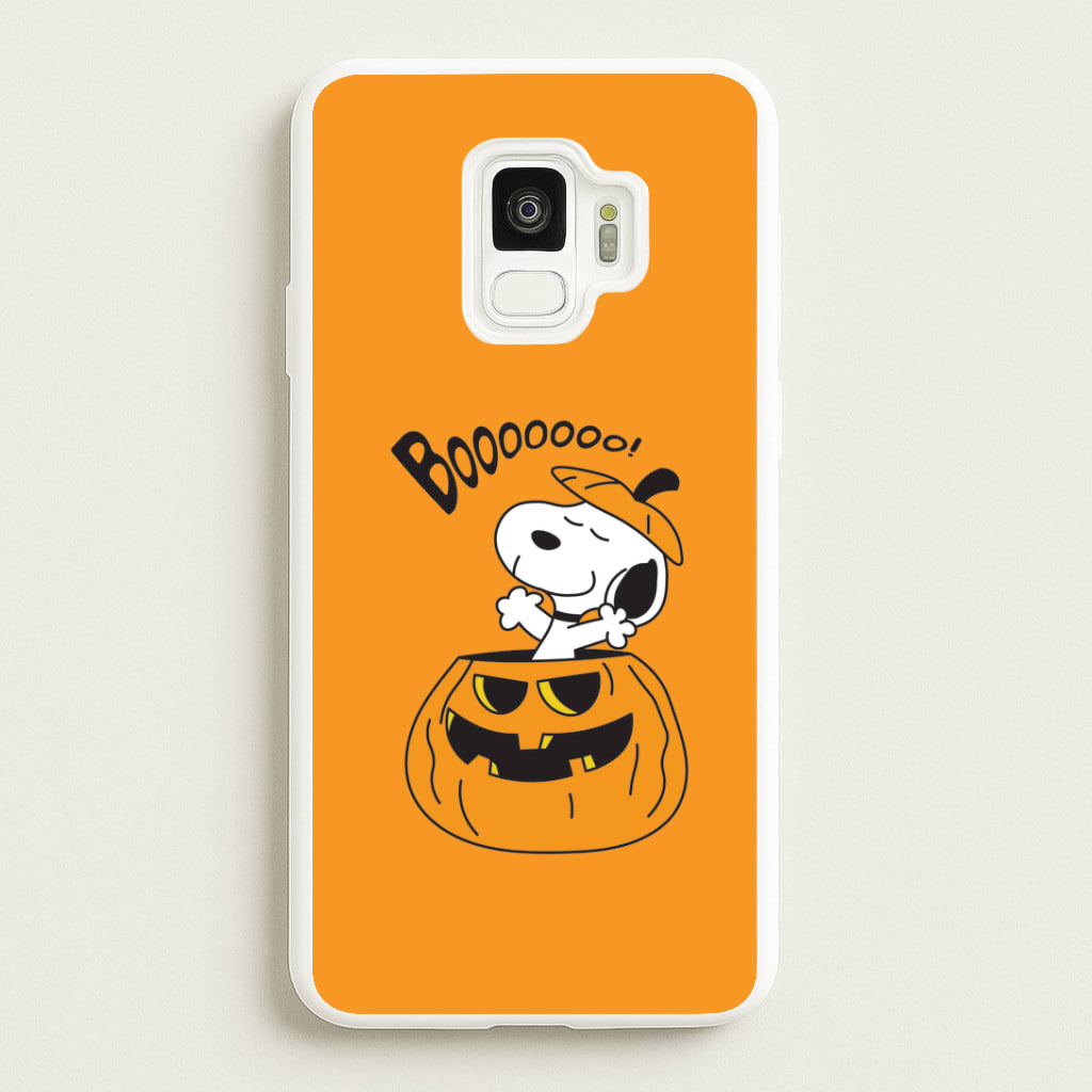 Cartoon Beagle Pumpkin Galaxy S9 Case