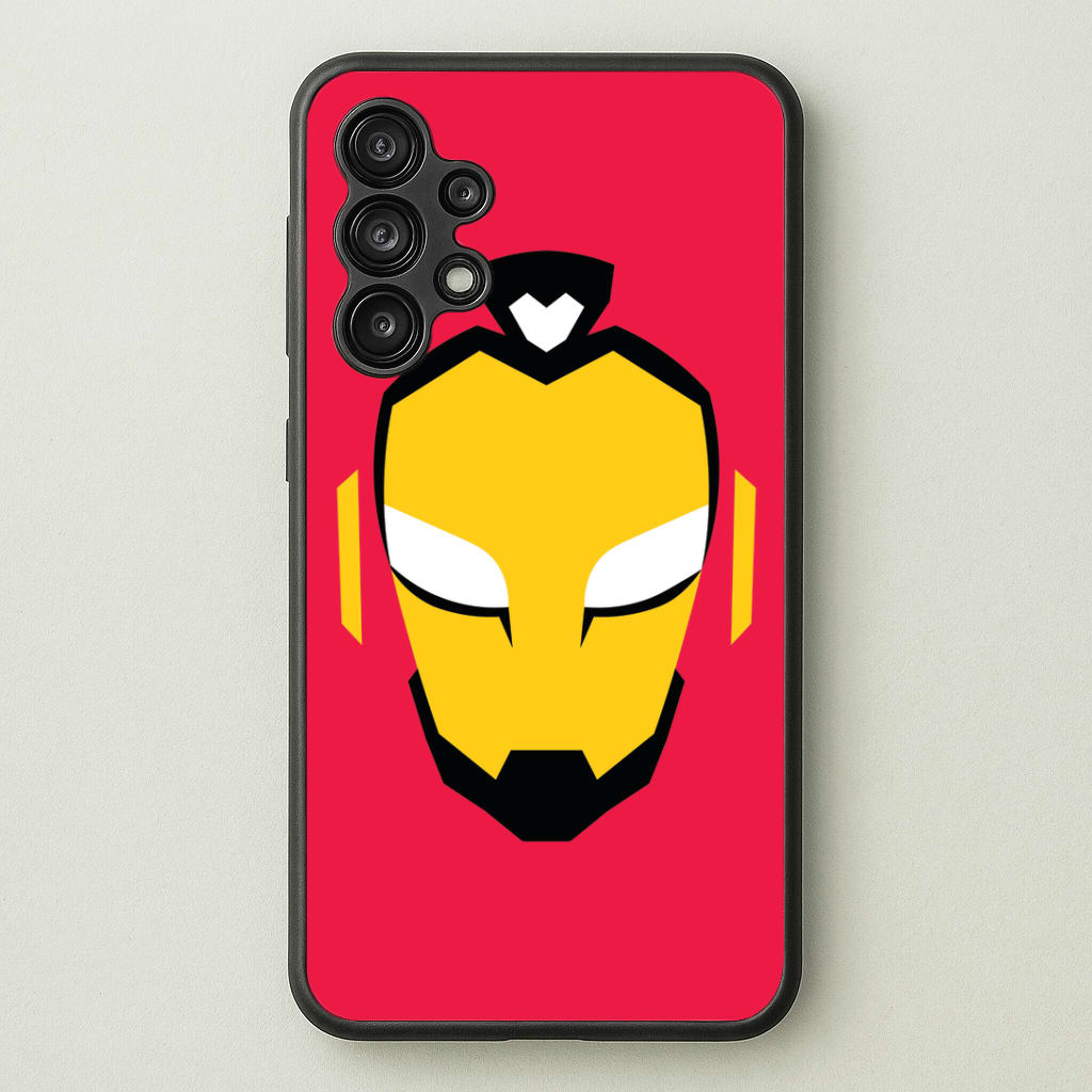 Metal Heart Hero Face Galaxy A13 Case