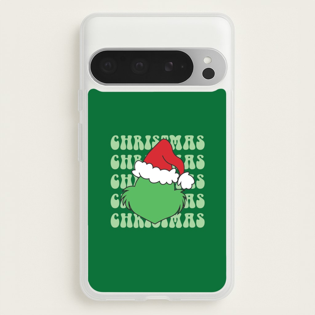 Green Creature Christmas Google Pixel 9 Pro XL Case