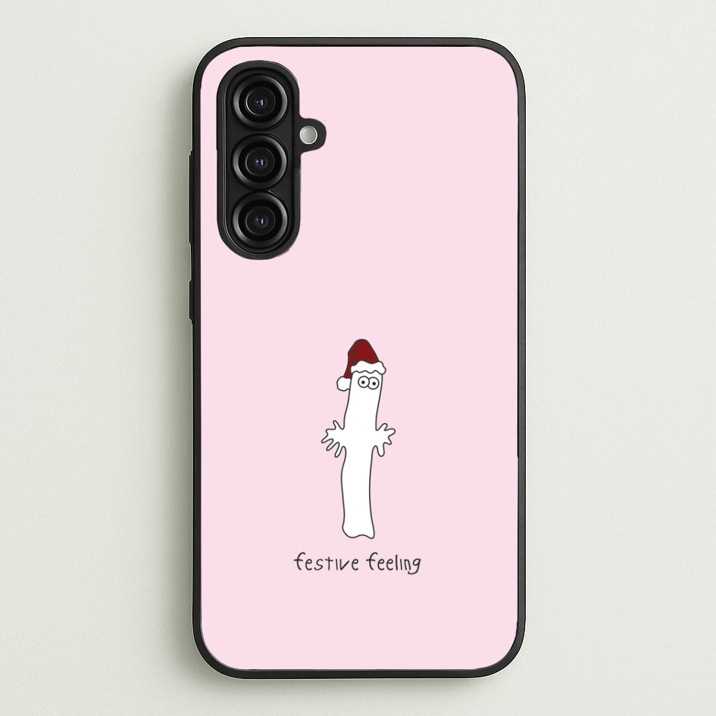 Festive Feeling Wiggly Moom Galaxy A16 Case