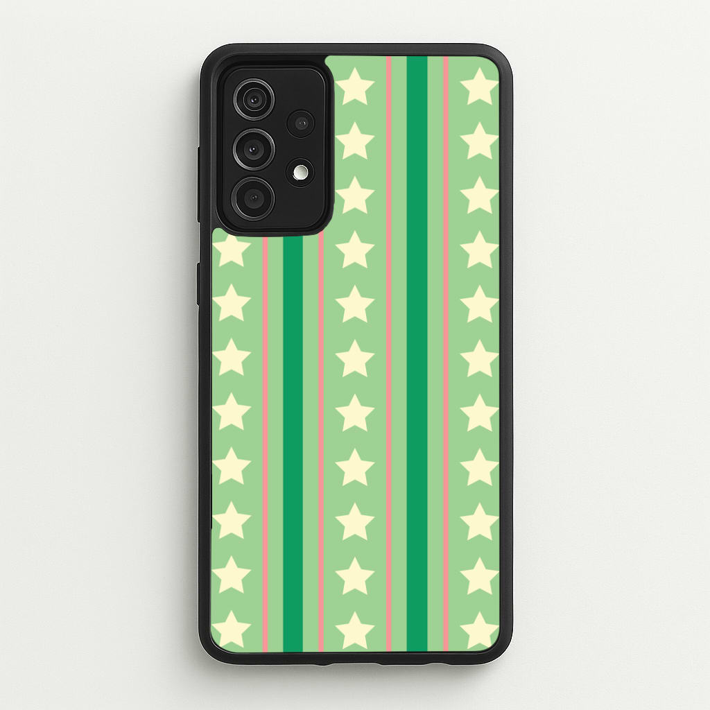 Stars And Stripes Christmas Pattern Galaxy A52 / A52s Case