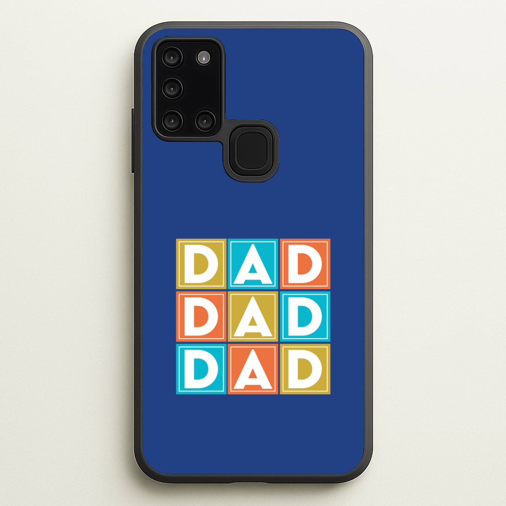 Dad Cubes Galaxy A21s Case