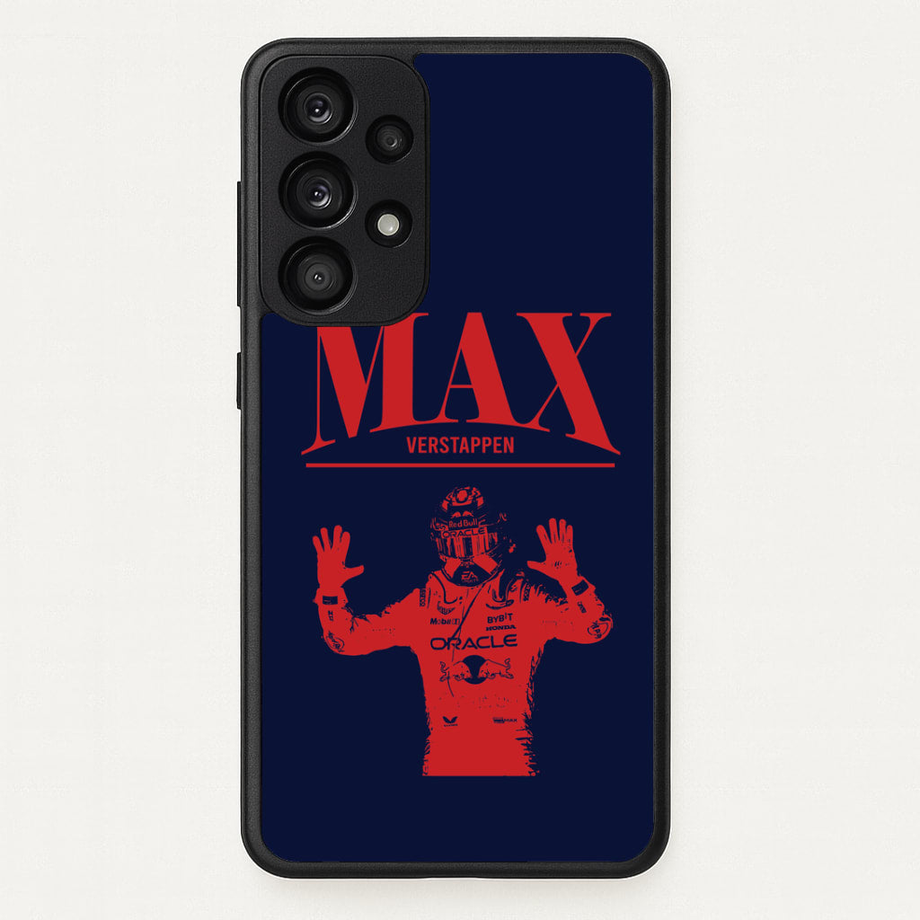 Max Blue And Red Galaxy A53 Case