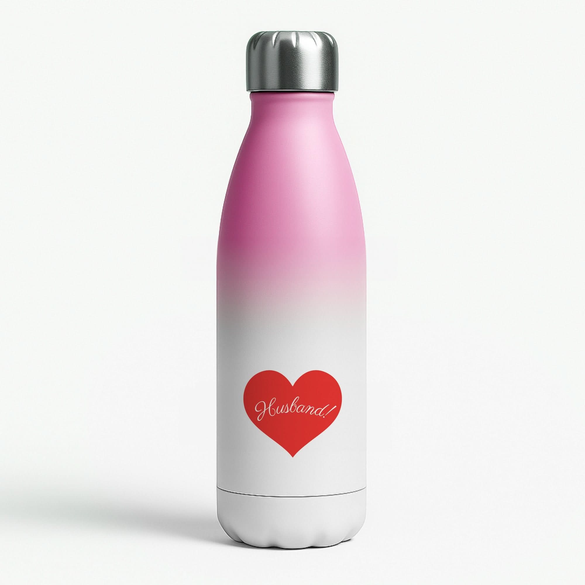 Husband! Pink Water Bottle