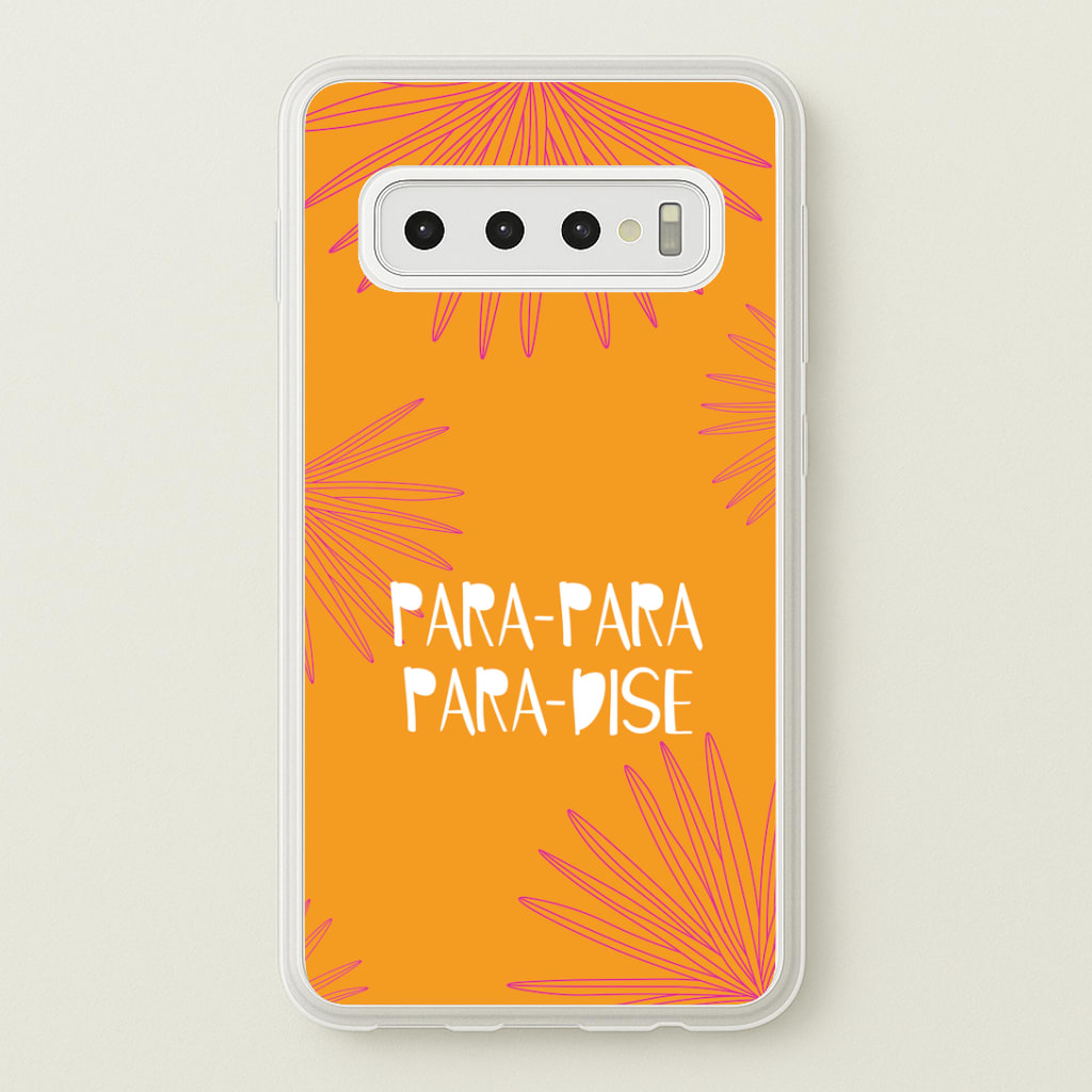 Paradise Lyrics Galaxy S10 Case