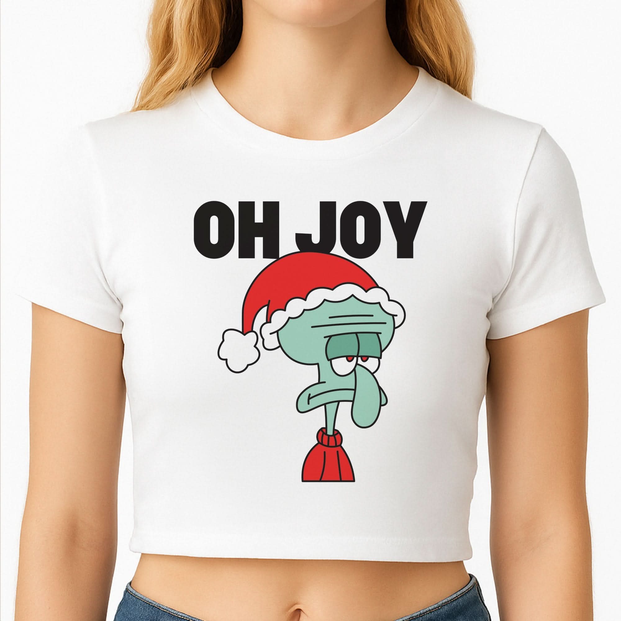 Oh Joy Cartoon Squid Crop Top