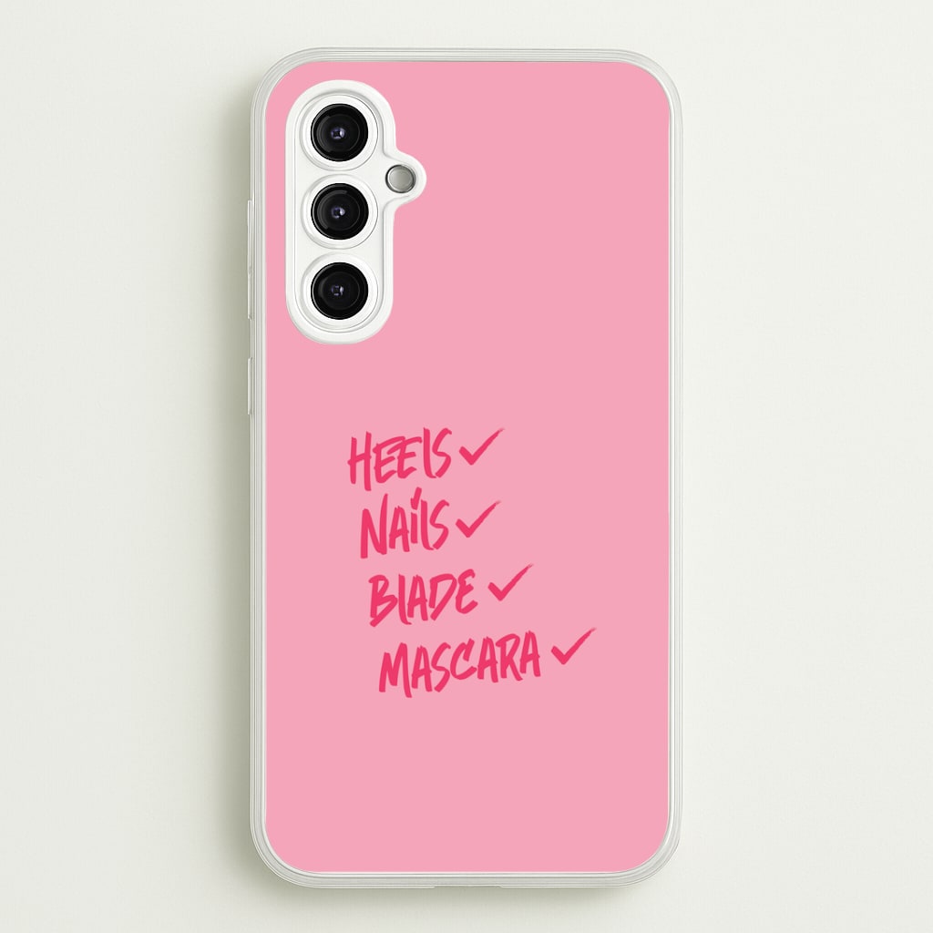 Heels, Nails, Blade, Mascara Galaxy A14 Case