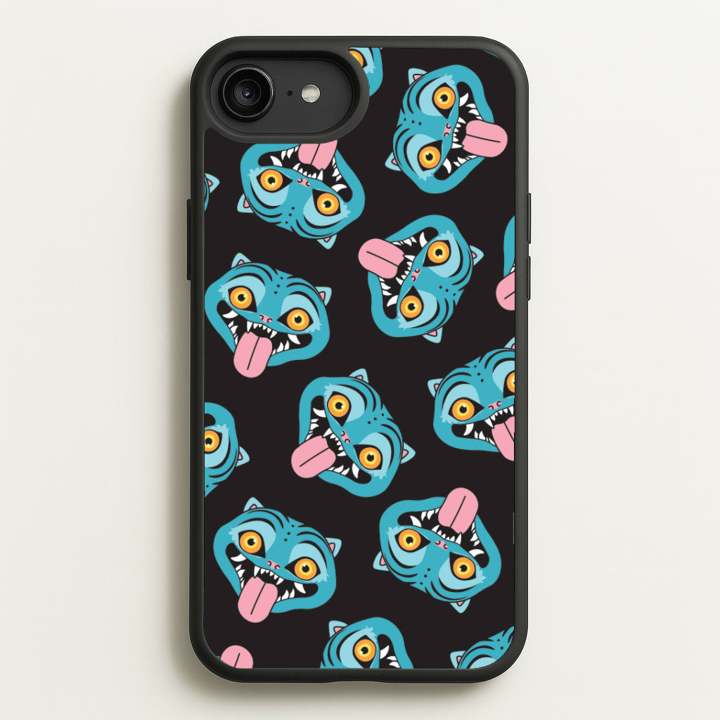 Demon Cat Pattern iPhone 6 Plus / 7 Plus / 8 Plus Case