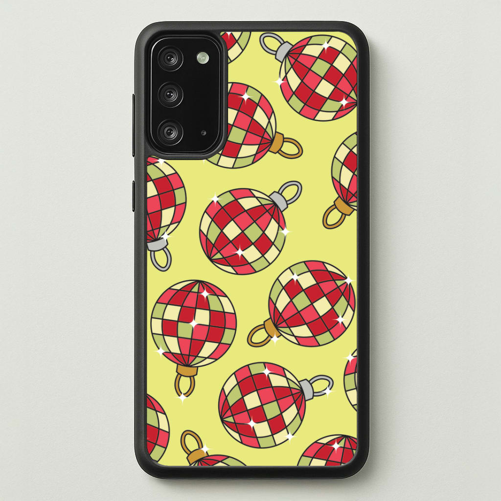 Disco Baubles Pattern Galaxy Note 20 Case