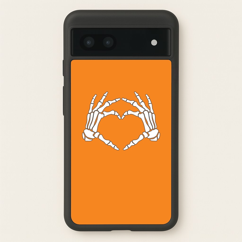 Skeleton Heart Google Pixel 6a Case