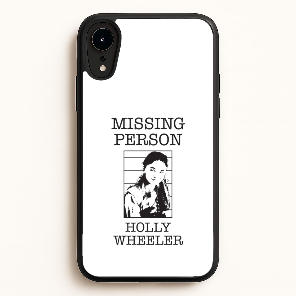 Missing Person Holly iPhone XR Case