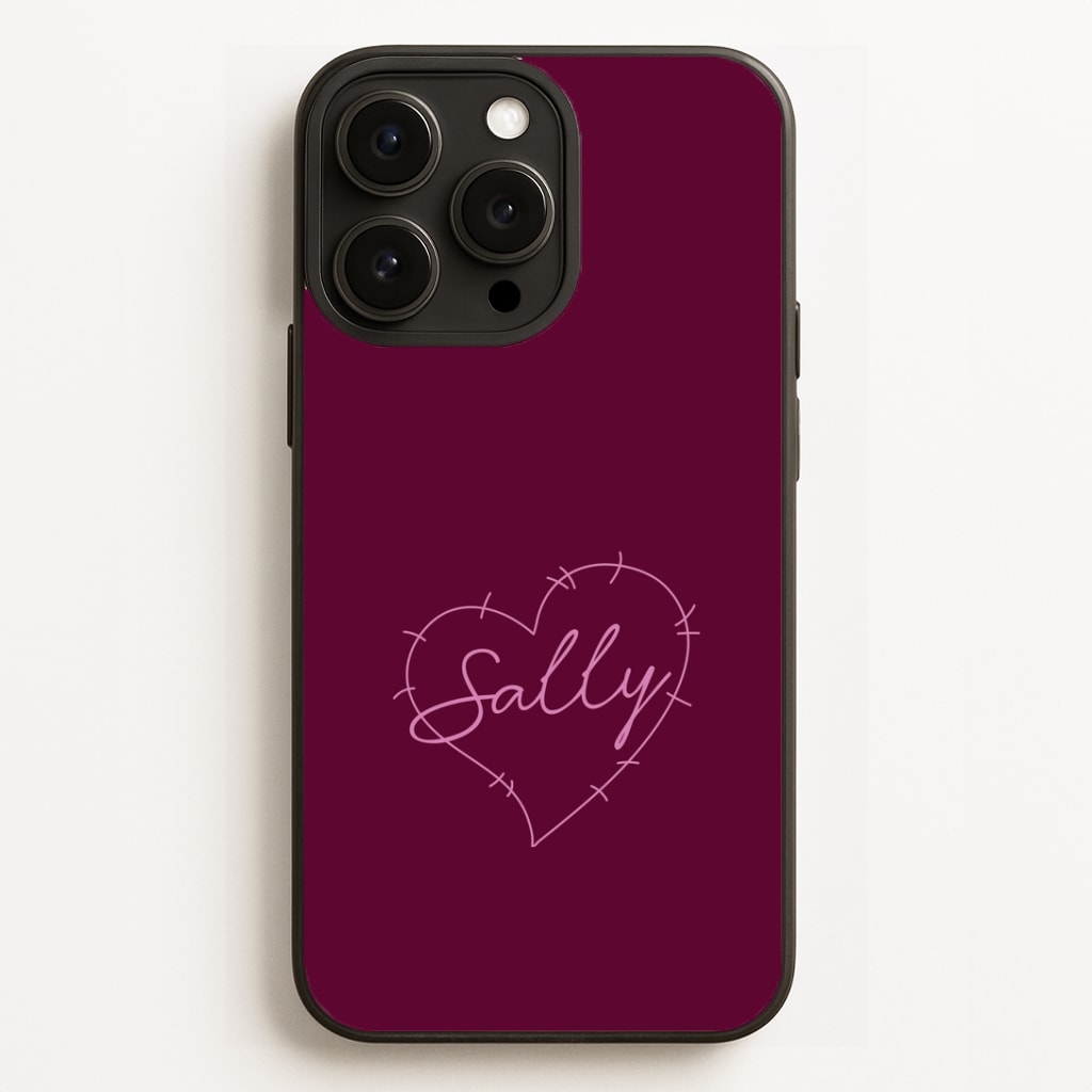 Stitched Heart Sally iPhone 16 Pro Case