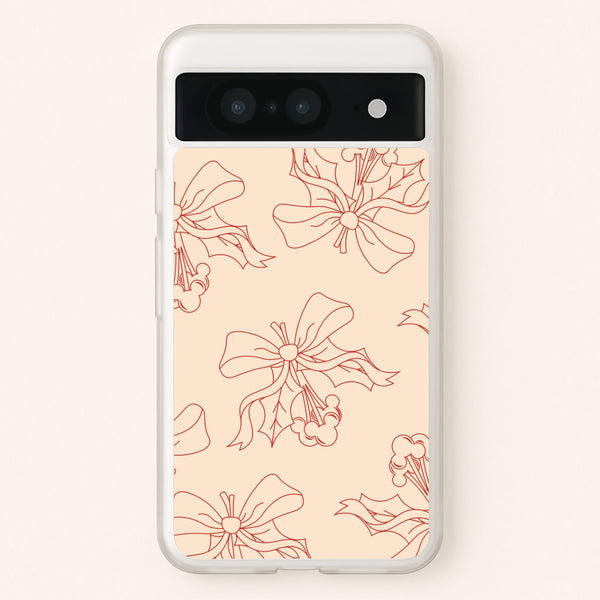 Cartoon Mouse Holly Pattern Google Pixel 8 Case
