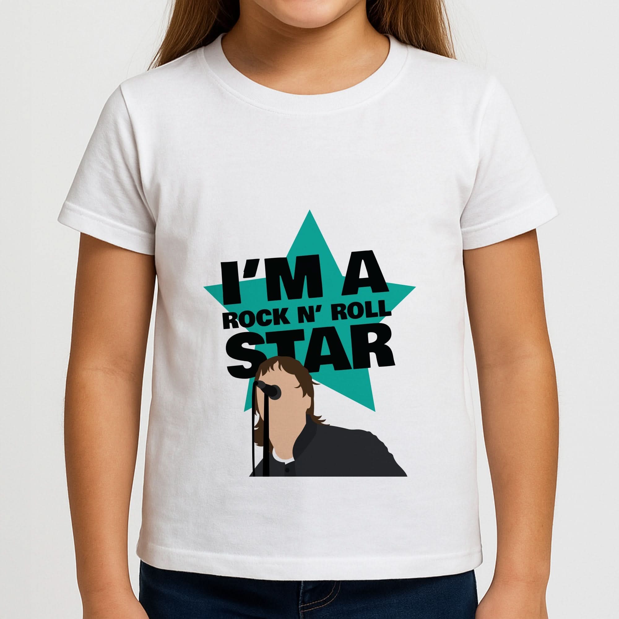 I'm A Rock And Roll Star Girls T-Shirt