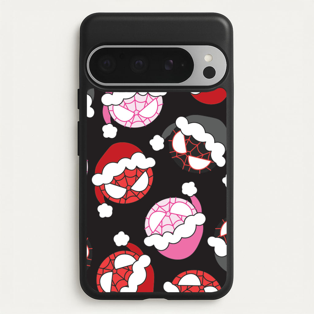 Spider Heroes Christmas Pattern Google Pixel 9 Pro XL Case
