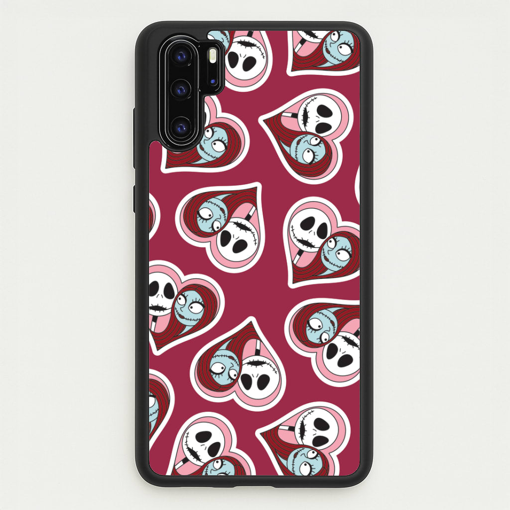J And S Heart Pattern Huawei P30 Pro Case