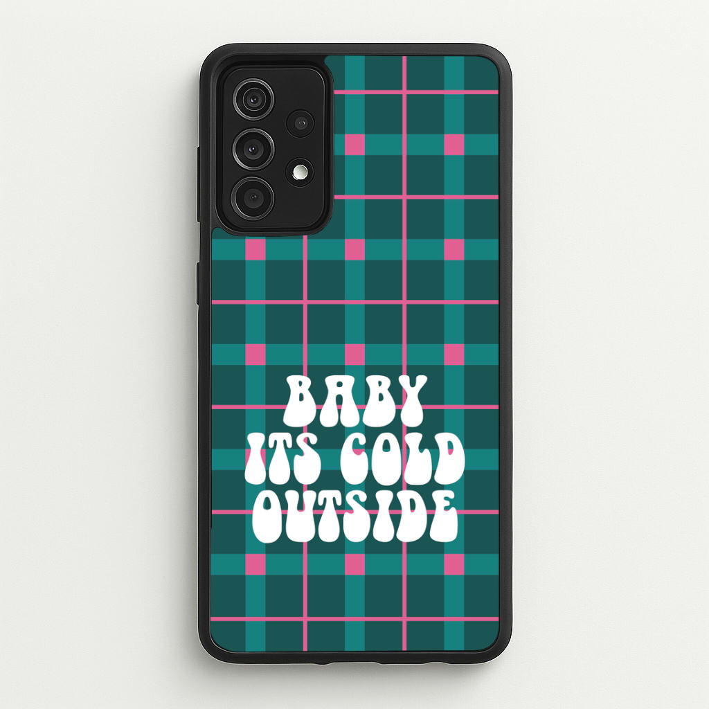 Baby It's Cold Outside Tartan Galaxy A52 / A52s Case