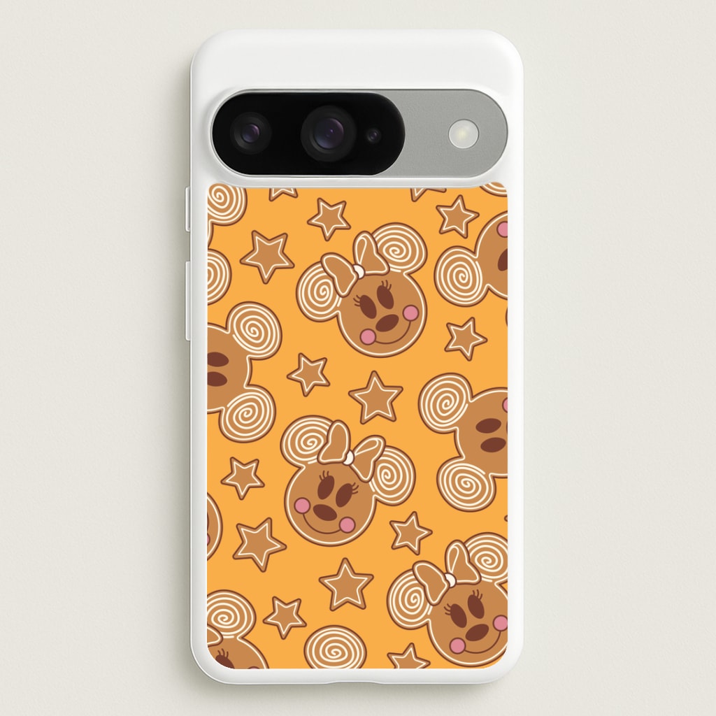 Cartoon Mouse Gingerbread Pattern Google Pixel 10 / 10 Pro Case