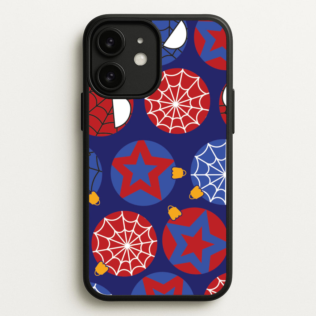 Spider Hero Baubles Pattern iPhone 11 Case