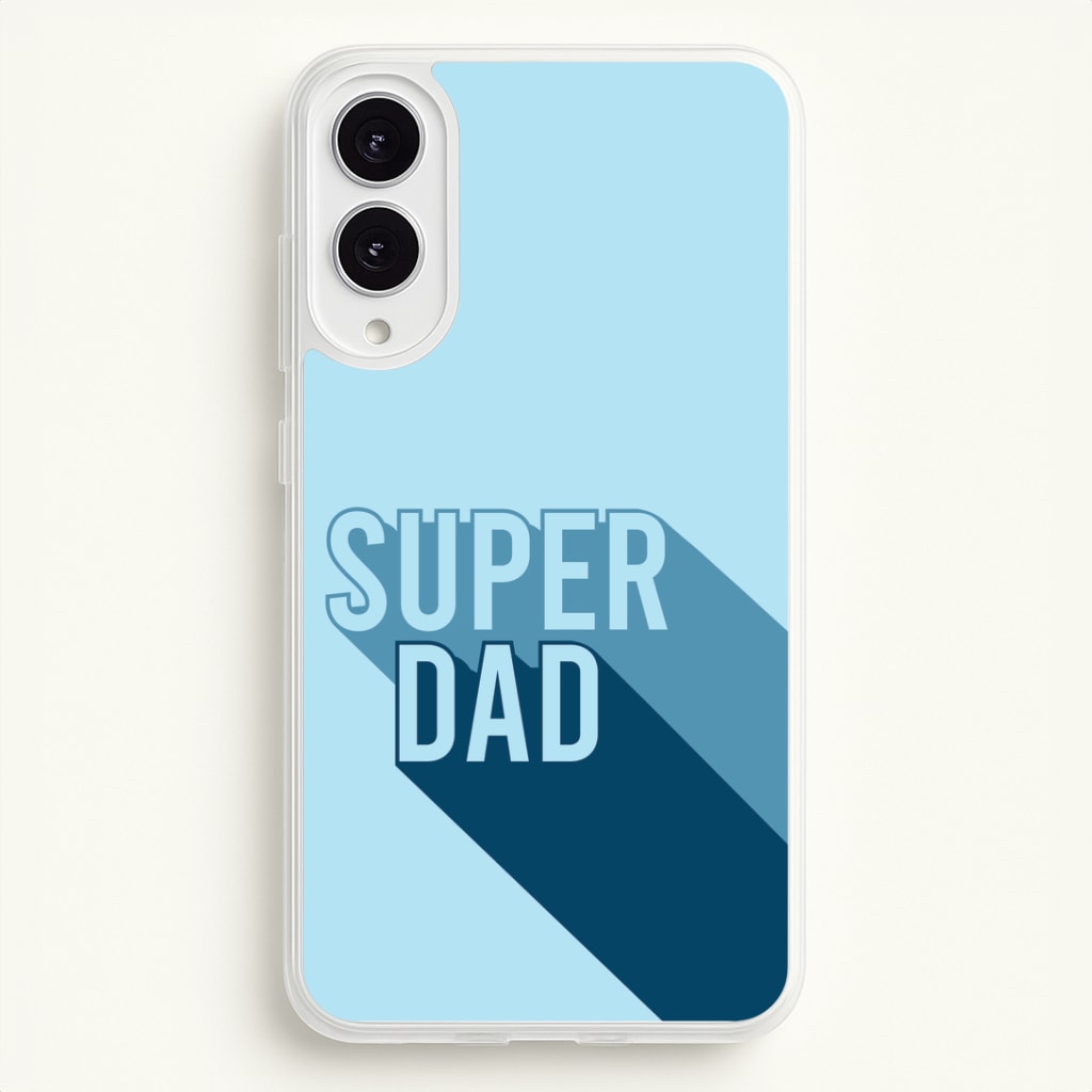 Super Dad Title Galaxy S25 Edge Case