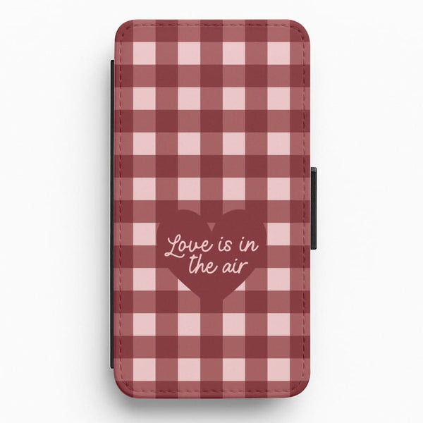 Love Is In The Air Flip / Wallet Phone Case